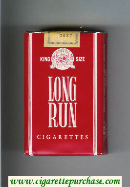 Long Run cigarettes soft box