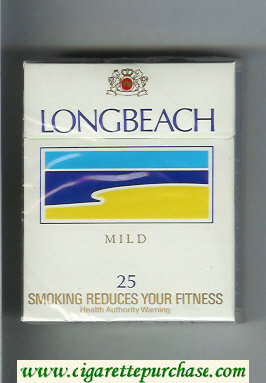 Longbeach Mild 25 cigarettes hard box