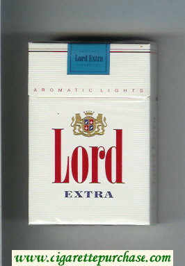 Lord Extra Aromatic Lights cigarettes hard box