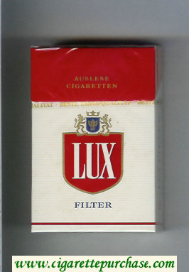 Lux Filter Auslese Cigaretten Cigarettes hard box