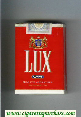 Lux OM Mild und Aromatisch red Cigarettes soft box