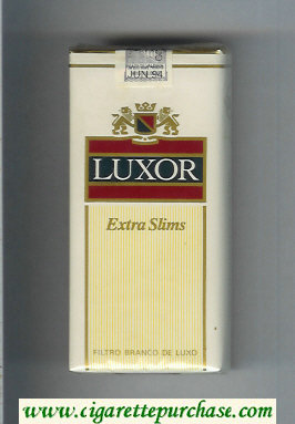 Luxor Extra Slims 100s Cigarettes soft box