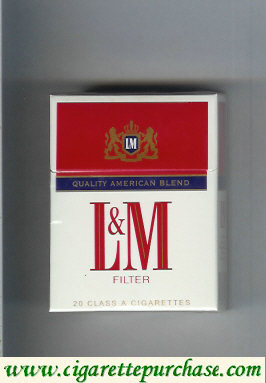 Discount L&M Quality American Blend Filter Short cigarettes hard box