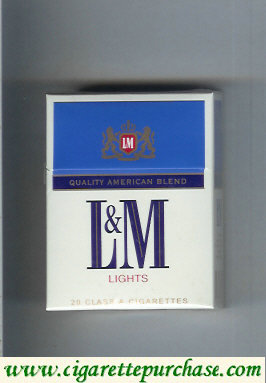 Discount L&M Quality American Blend Lights red Lights Short cigarettes hard box