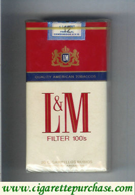 Discount L&M Quality American Tobaccos Filter 100s cigarettes soft box