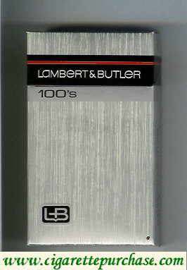 Discount L&B Lambert and Butler 100s cigarettes hard box