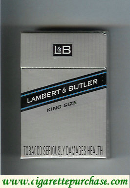 Discount L&B Lambert and Butler King Size cigarettes hard box