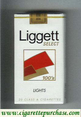 Discount Liggett Select 100s Lights cigarettes soft box