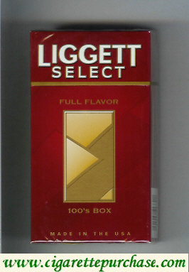Discount Liggett Select Full Flavor 100s cigarettes hard box