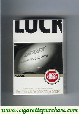 Discount Lucky Strike Always Lights cigarettes hard box