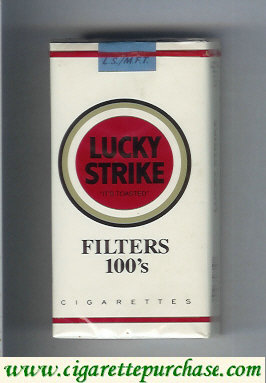 Discount Lucky Strike Filter 100s cigarettes soft box