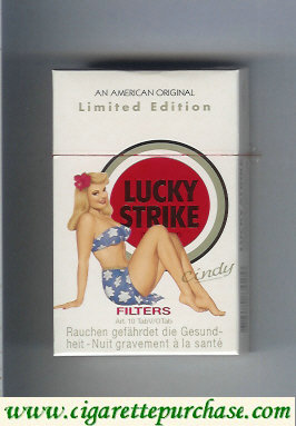 Discount Lucky Strike Filter Cindy cigarettes hard box