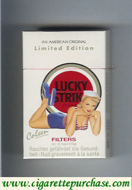Discount Lucky Strike Filter Coleen cigarettes hard box