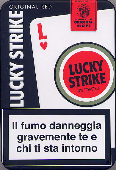 Discount Lucky Strike LUCKY Original Red Cigarettes Tin Pack
