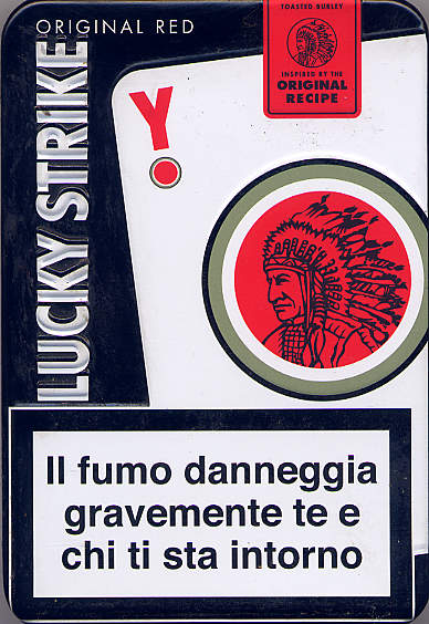 Discount Lucky Strike LUCKY Original Red with Y cigarettes Tin Pack
