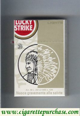 Discount Lucky Strike Lights cigarettes hard box
