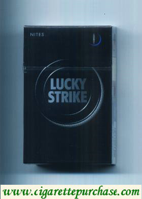 Discount Lucky Strike Nites cigarettes hard box