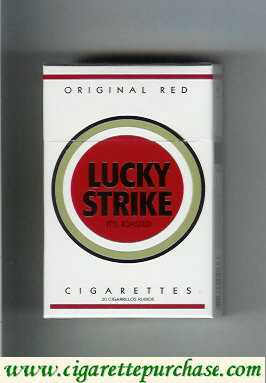 Discount Lucky Strike Original Red cigarettes hard box