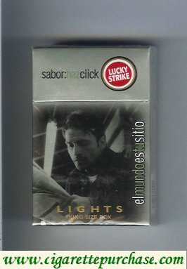 Discount Lucky Strike Sabor Haz Chick Lights hard box cigarettes