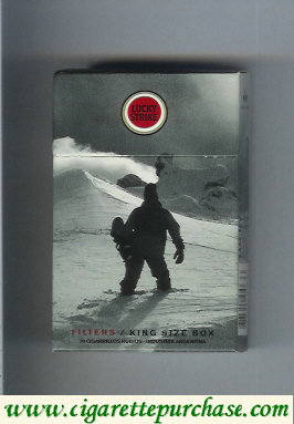 Discount Lucky Strike Snowpacks Filters King Size Box cigarettes hard box