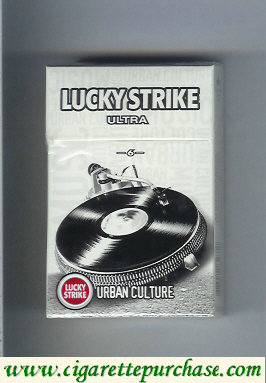 Discount Lucky Strike Ultra 6 Urban Culture hard box cigarettes