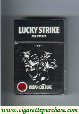 Discount Lucky Strike Urban Culture Filters 13 cigarettes hard box