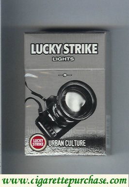 Discount Lucky Strike Urban Culture Lights 9 hard box cigarettes