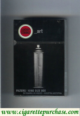 Discount Lucky Strike Urbconnexion Art cigarettes hard box