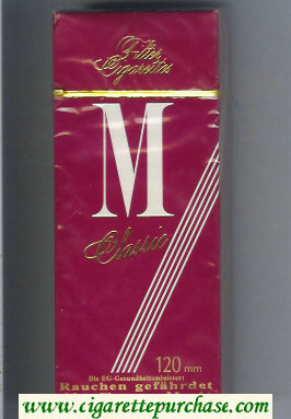 M Classic 120 cigarettes hard box