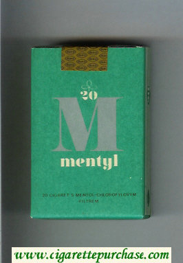 M Mentyl cigarettes soft box