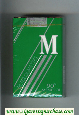 M Menthol 100s cigarettes soft box