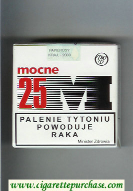 M Mocne 25 cigarettes soft box