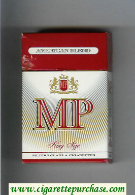 MP American Blend King Size cigarettes hard box