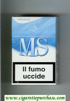 MS Messis Summa Chiare cigarettes hard box