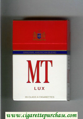 MT Lux cigarettes hard box