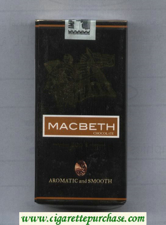 Macbeth chocolate cigarettes soft box