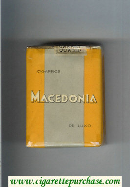 Macedonia Cigarros De Luxo cigarettes soft box