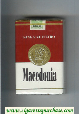 Macedonia King Size Filtro cigarettes soft box