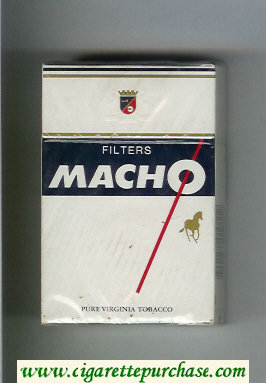 Macho Filters cigarettes hard box