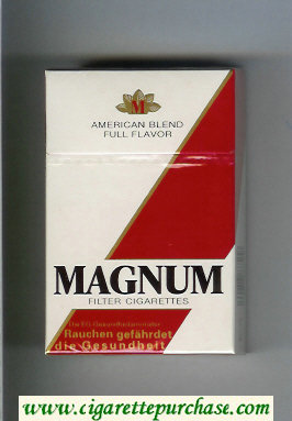 Magnum American Blend Full Flavor cigarettes hard box