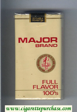 Major Brand Full Flavor 100s cigarettes soft box