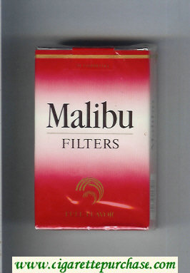 Malibu Filters Full Flavor cigarettes soft box