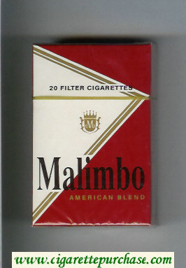 Malimbo American Blend cigarettes hard box