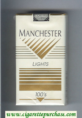 Manchester Lights 100s cigarettes soft box