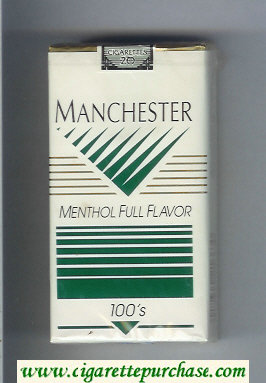 Manchester Menthol Full Flavor 100s cigarettes soft box