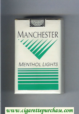 Manchester Menthol Lights cigarettes soft box