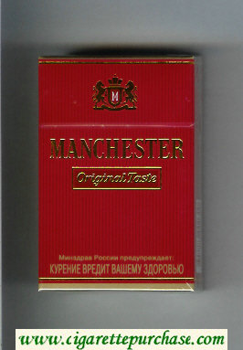 Manchester Original Taste cigarettes hard box