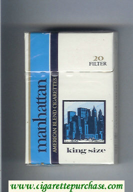Manhattan American Blend cigarettes hard box