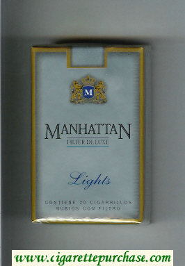 Manhattan Lights cigarettes soft box