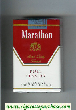 Marathon Full Flavor Exclusive Premium Blend cigarettes soft box